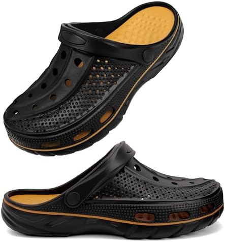INMINPIN Women's Men's Comfort Summer Sandals Garden Beach Pool Slippers Outdoor