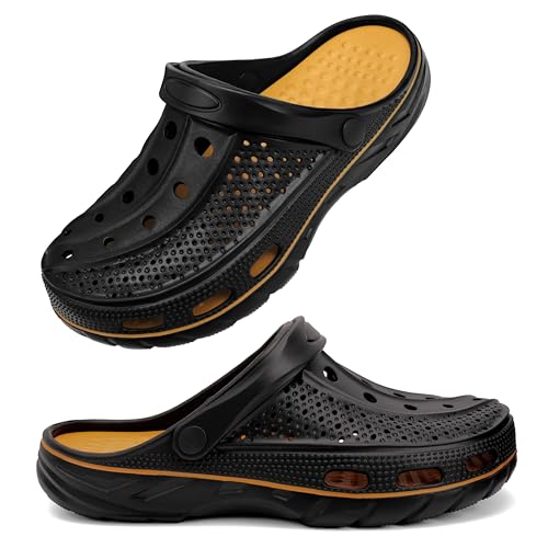 INMINPIN Orthopedic Clogs For Men & Women - Arch Support Sandals For Plantar Fasciitis (Avocado, Size 9.5-10.5 Women / 7.5-8.5 Men)