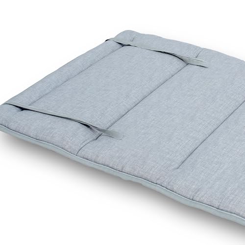 Miniatura 3 de Colchón De Suelo Enrollable. Reversible. Futón Japonés Estilo Tatami Usar Como Colchón De Suelo Para Invitados, Camping O Juegos.. Altura De 5 Cm. Bolsa De Transporte Incluída.