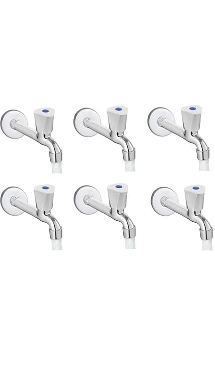 A Z Collection SS Bathroom TAP TRAIANGLE Long Body 6 PCS