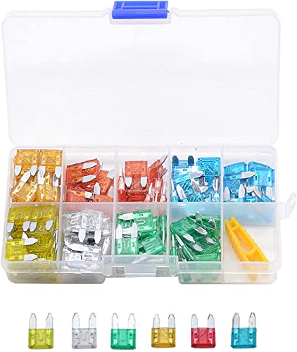 Fusibles lame pour voiture et camion assortiment de 120 pièces de 5A à 30A
