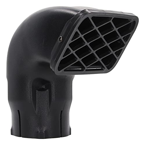 Universal Car Snorkel Head Air Intake Dust Collector 3.5 Inches Black LDPE Plastic Snorkel Head Replacement by Walfront - Used condition - Image 2