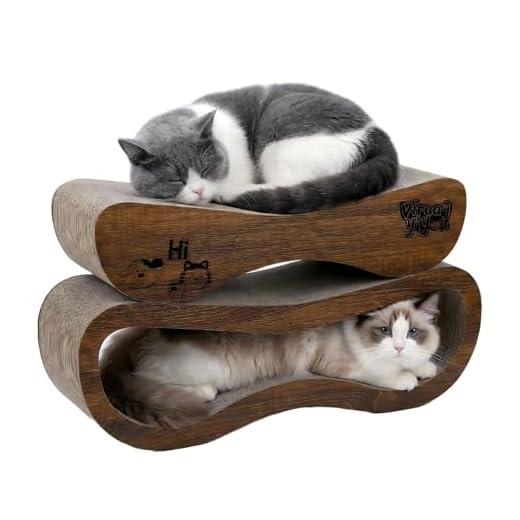 2 in 1 Cat Scratcher Lounge for Happy Cats