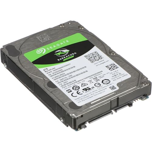 Seagate BarraCuda Mobile Hard Drive 4TB SATA 6Gb/s 128MB Cache 2.5-Inch 15mm (ST4000LM024),Mechanical Hard Disk