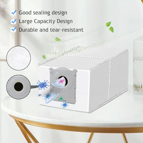 KiimSin 22 Stück Ersatzteil für ECOVACS DEEBOT T30C Pro Omni Saugroboter Zubehör,1 Hauptbürste,6 Wischtücher,4 Staubbeutel,4 HEPA Filter,6 Seitenbürsten