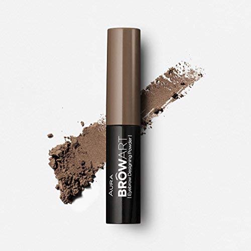 Poudre à sourcils Brun Browart Extra longue tenue par Aura Cosmétique marque professionnel de maquillage Cover