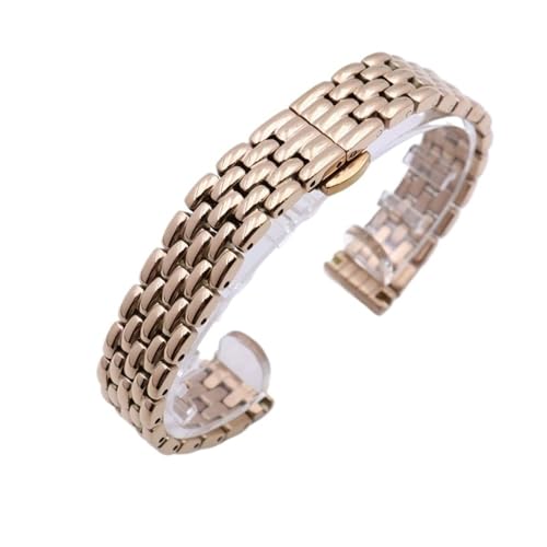 ���f�B�[�X���^���E�H�b�`�o���h�A�X�e�����X�X�`�[���܂肽���ݎ����ߋ����X�g�o���h�A���j�o�[�T�����߉\�E�H�b�`�X�g���b�v(Rose gold,10mm)