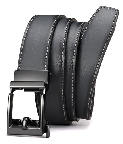 Image of CHAOREN Leather Ratchet Belt Men - Mens Belts Casual Accessories for Every Occasion (35mm)