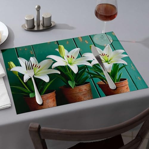 Sets de table jaunes pour décoration de fête occidentale et repas chic - 2