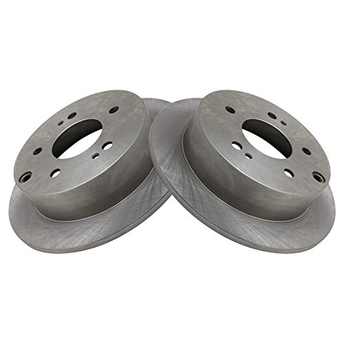 Image of TRQ Rear Brake Pad and Rotor Set Ceramic