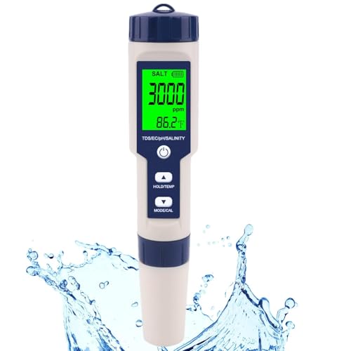 Pool Salt Tester & PH Meter, Hofun Digital...