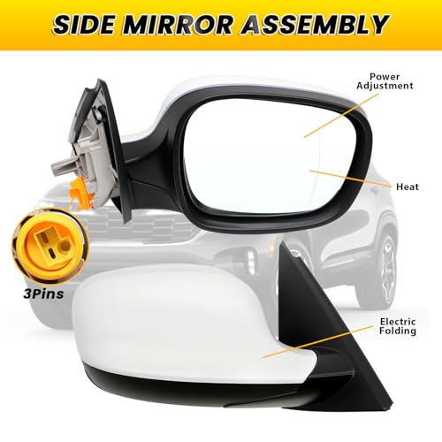OsyphereX Passenger Side View Mirror Assembly Compatible with X3 2011-2014 by OsyphereX - Used condition - Image 3