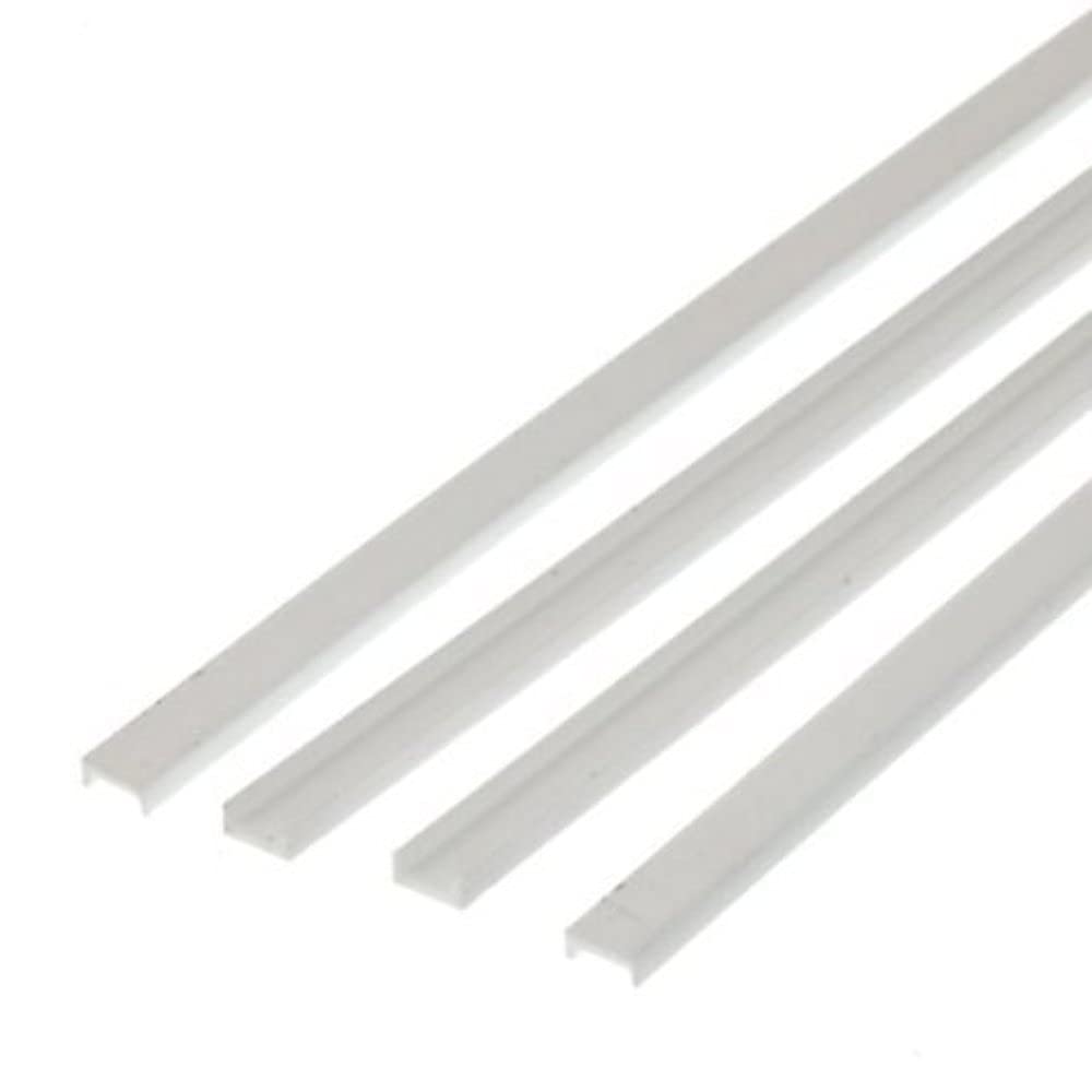 Evergreen 14in (35cm) Plastic C-Channel .125in (1/8in) (4 pack)
