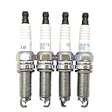 BGGJJ Dual Iridium Spark Plugs DILZKR7A11GS 12290-R41-L01 | Compatible With Honda CR-V IV CIVIC IX