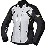 IXS Motorradjacke mit Protektoren Motorrad Jacke Tour Liz-ST Damen Textiljacke grau/schwarz/gelb M, Tourer, Ganzjährig, Polyester