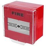 OSALADI Manueller Feueralarmknopf mit Rückstellung Not aus Taster für Haus und Geschäftsalarmsysteme Brandschutzvorrichtung für Senioren und Notfall Evakuierung