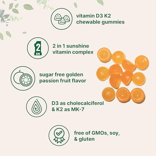 Micro Ingredients Vitamin D3 K2 Gummies