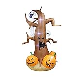 ✔ GEEIGNET FÜR: Es ist stabiler und langlebiger für den Außenbereich. Und Sie müssen sich keine Sorgen machen, dass dieses aufblasbare Halloween-Yard mit dem Wind davonfliegt. Es spricht jüngere Kinder perfekt an.