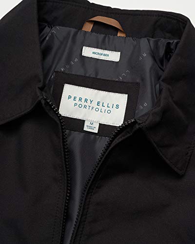 Image of Perry Ellis Mens Golf Windbreaker Jacket - Soft Microfiber Water Resistant Zip Up Casual Windbreaker Jackets for Men