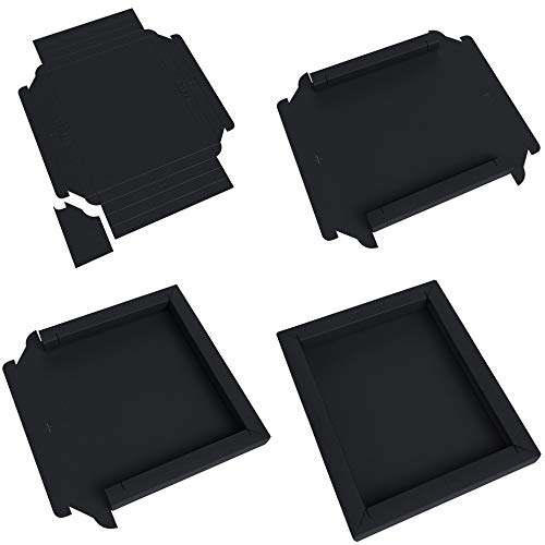 Arteza Black Sketch Paper Foldable Canvas Pad, Folded Size 7X8.6 Inches, 20 Sheets, Diy Frame, Art Supplies For Painting & Mixed Media Art #TOP3
