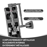 Manuelle Kaffeemühle S3 TIMEMORE, Numerisch Einstellbare Feinheit, Klappgriff, Upgrade Integriertes Vollmetallgehäuse, Espresso Moka Pour Over French Coffee, Schwarz – Ansicht 3