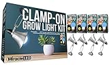 Miracle LED Clamp-On Grow Light Kit with Ultra Grow Blue Spectrum Daylight Bulb Replacing 150W...