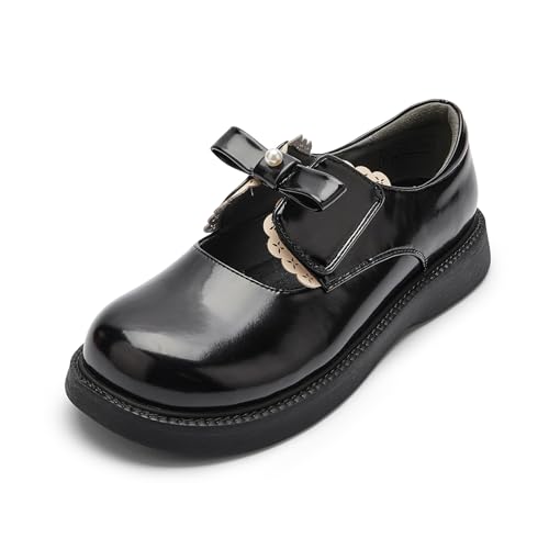 Balabala Toddler Little Girls Dress Shoes School Shoes Ballet Shoes Mary Jane Flats Party Wedding Uniform Shoes