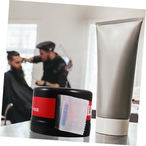 Image of MERRYHAPY Neck Strip Dispenser Box for Barber and Salon Professional Neck Paper Roll Holder Compact Design for Haircut Styling and Personal Use