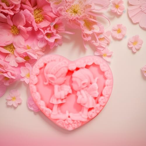 T-shin Angel-Shaped Botanical Soap,Fragrant Spa Soap Bar for Bath & Hands