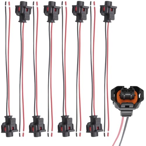 Saihisday Fuel Injector Connector Pigtail Replacement for Duramax LLY 6.6L