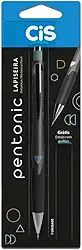 Lapiseira Profissional Pentonic 0.7 - Preta - Blister com 1 unidade + 1 tubo de grafite