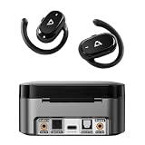 1Mii ClearLinkTV E5 Wireless TV Earbuds for Seniors with Transmitter | Hear TV Dialogue Clearly with Open-Ear Comfort, Independent Left/Right Volume Control, Plug-and-Play 2.4G Audio, 18H playtime