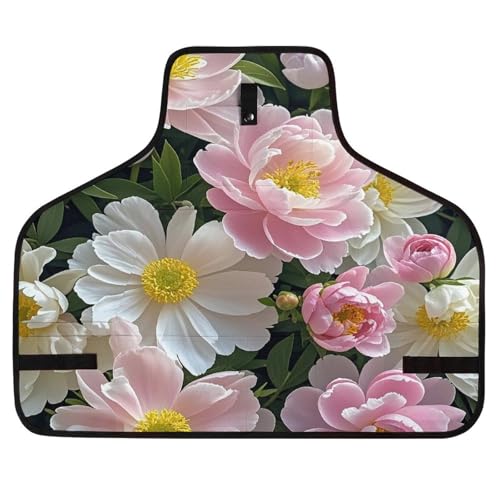 Delantal de trabajo con flores y peonías BTCOWZRV miniatura 1