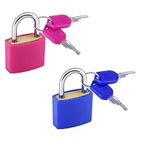 Mini Serrature Colorate Con Chiavi Per Valigie E Bagagli, Lucchetti Metallici Con Chiave Per