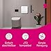 Satino HYGINITY Jumbo Toilet Paper Dispenser - Made in Germany - Toilet Paper Dispenser with Level Indicator - for Commercial & Industrial - White