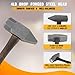 Blacksmith 4LB Handmade Forge Hammer for Farrier, Knife Maker, Blacksmith Forging Tool