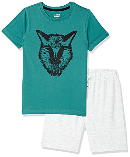 Image of Amazon Brand - Jam & Honey boys Casual Cotton T-Shirt Short Set (J&H-SS21-BSET-HSS Multi 12 10-11 Years)