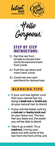 Sensationnel Ckco Halfwig - Synthetic Instant Weave Full Wig Style Curls Kinks And Co Half Wig - Rain Maker (2) #TOP4