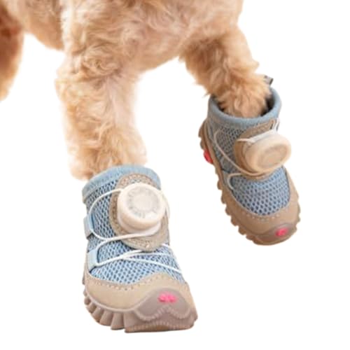 Dog Snow Gear Dog Booties | Anti-Slip Waterproof Breathable Bootie | Dog Shoes for Winter | for Snow Rain Small Breed Puppy Pet Hot Pavement Running Foot
