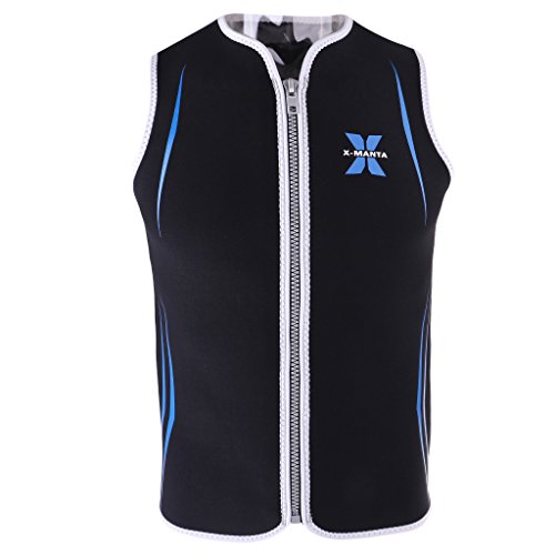 SM SunniMix Chaleco Neopreno Hombre Negro XL