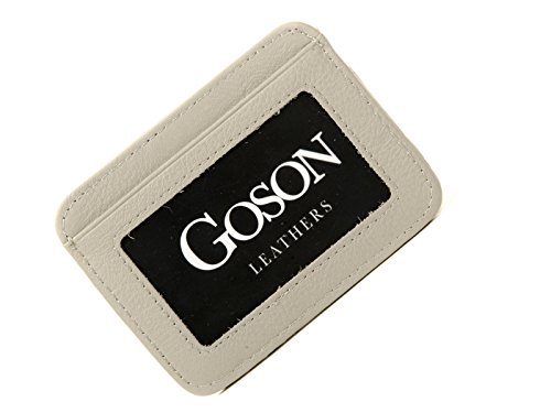 Image of Goson Leather Money Clip Wallet for Men, Front Pocket Wallet, Credit Card Holder, Slim Minimalist Wallet