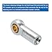 MECCANIXITY M3xL19mm Lever Steering Linkage Tie Rod Ball Head Link Joint End Metal Silver Tone for RC Crawler Car Pack of 10