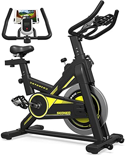 GOFLYSHINE Exercise Bikes Stationary,Exercise Bike for Home Indoor Cycling Bike for Home Cardio Gym,Workout Bike with 35 LBS Flywheel (Black)