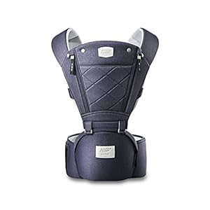 SONARIN 3 in 1 Atmungsaktiv Hipseat Baby Carrier,Babytrage, Frontöffnung Design, Sonnenschutz, Multifunktion,Angepasst an das Wachstum Ihres Kindes(Blau)