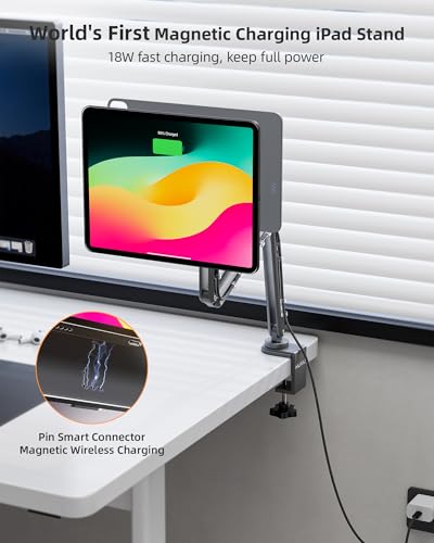 Image of KU XU X36 PRO MAX Magnetic Charging Station and Stand for Tablets iPad Pro M4 2024-11 Inch