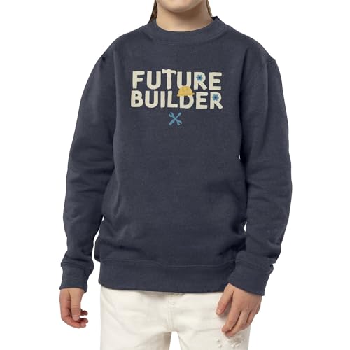 Sweatshirt enfant Future Builder en coton bio confortable - 3