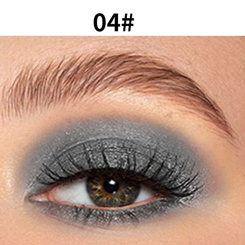 Kisshine Liquid Eyeshadows Pearlescent Eyeshadow Black Shimmer Non-Stick Eye Shadow Costume Party Eye Makeup Gift For Women And Girls Pack Of 1 (Black 4#) #TOP1