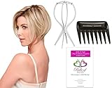 Jon Renau Ignite Lace Front HD Wig 4PC Bundle with Plastic Wig Stand, Wide Tooth Comb, 19 Belle of Hope Page Q and A Guide (22F16)