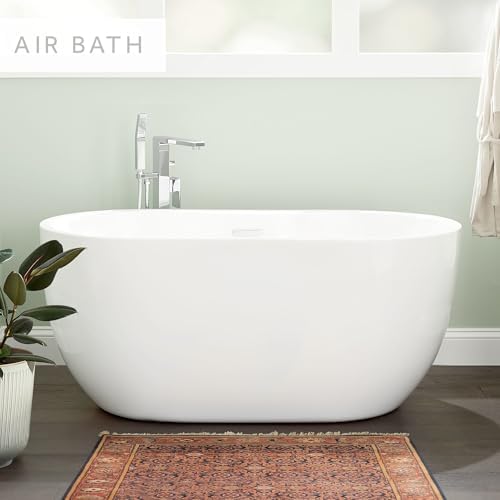 Signature Hardware 481143 Boyce 61" Acrylic Air Tub - White/White
