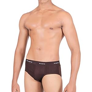 Frang Mens Brief Outer Elastic Cotton Underwear